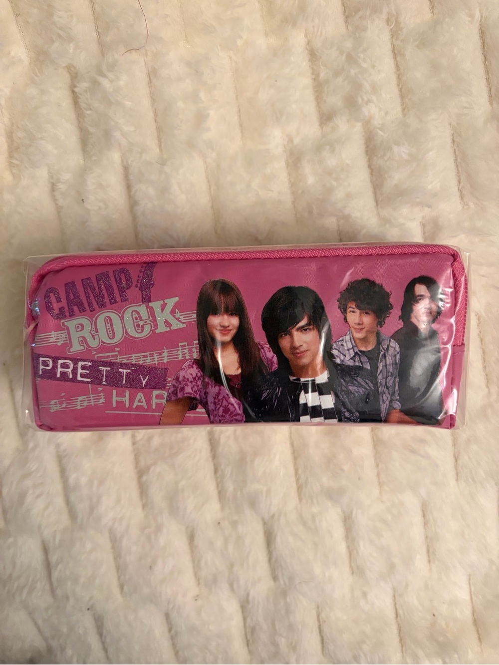 Camp rock Pink Pencil Case - Branded Teen Party Accessory